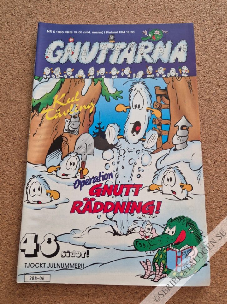 Framsida på Gnuttarna #6 (1990)