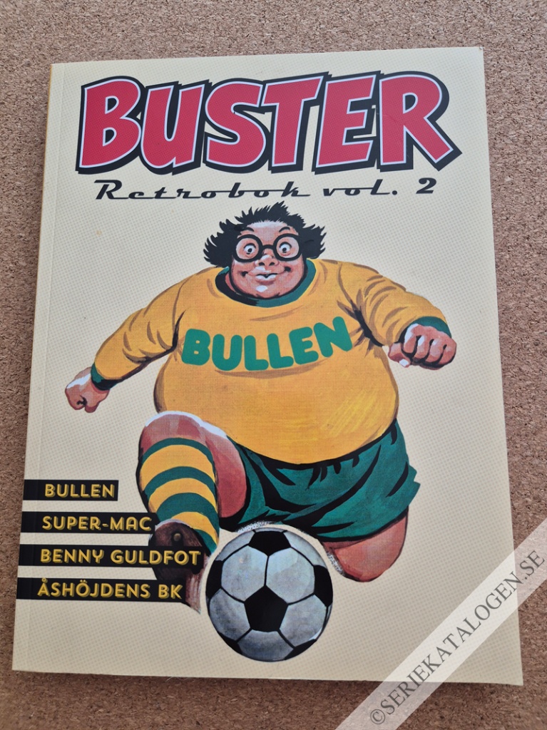 Framsida på Buster Retrobok Volym2 (2016)