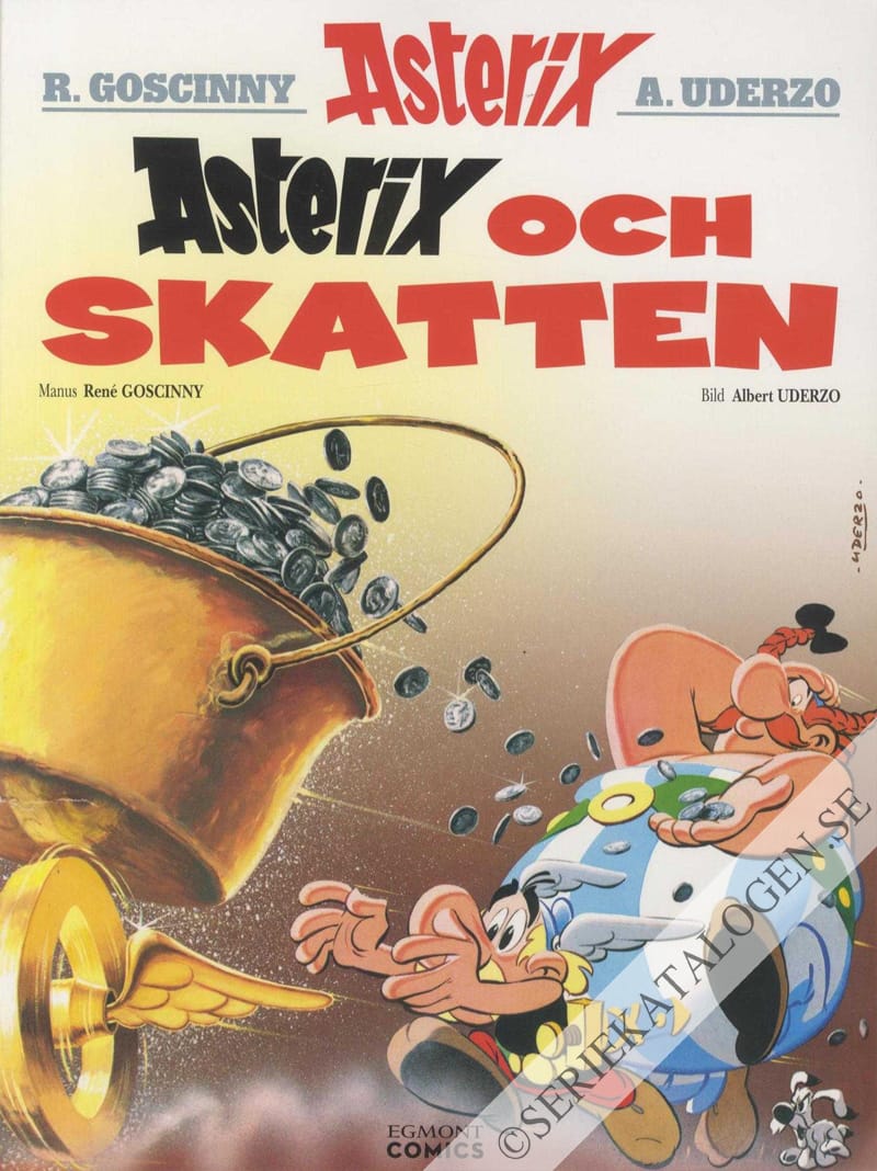 Framsida på Asterix och skatten (2022)