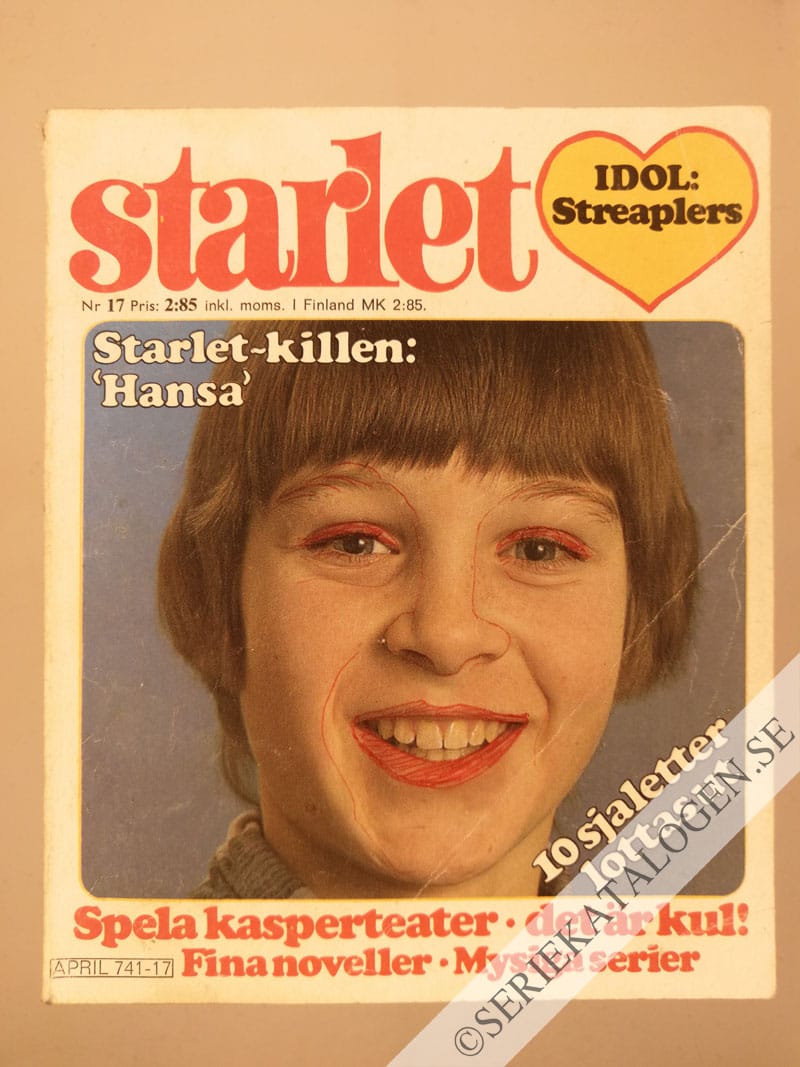 Framsida på Starlet #17 (1977)