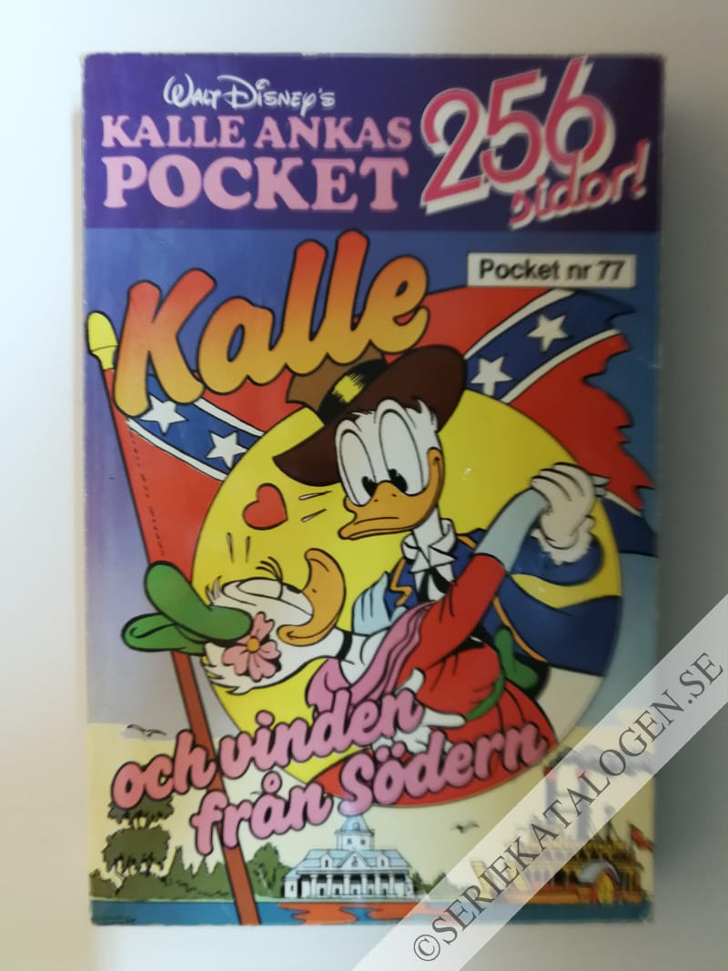Framsida på Kalle Ankas pocket Kalle och vinden från Södern (1987)