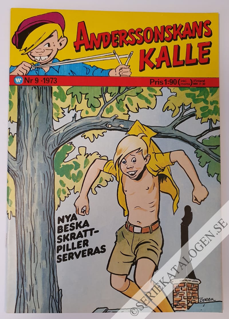 Framsida på Anderssonskans Kalle #9 (1973)