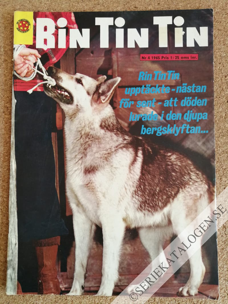 Framsida på Rin Tin Tin #4 (1965)