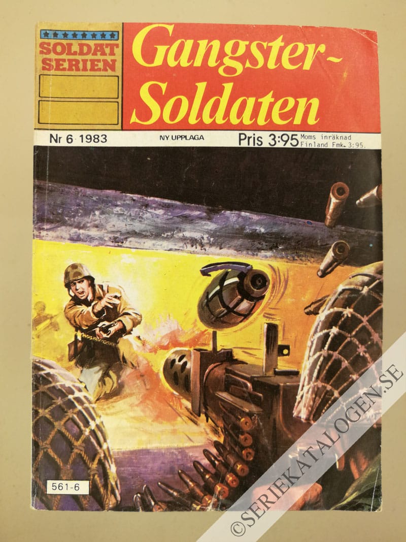 Framsida på Soldatserien #6 - Gangstersoldaten (1983)