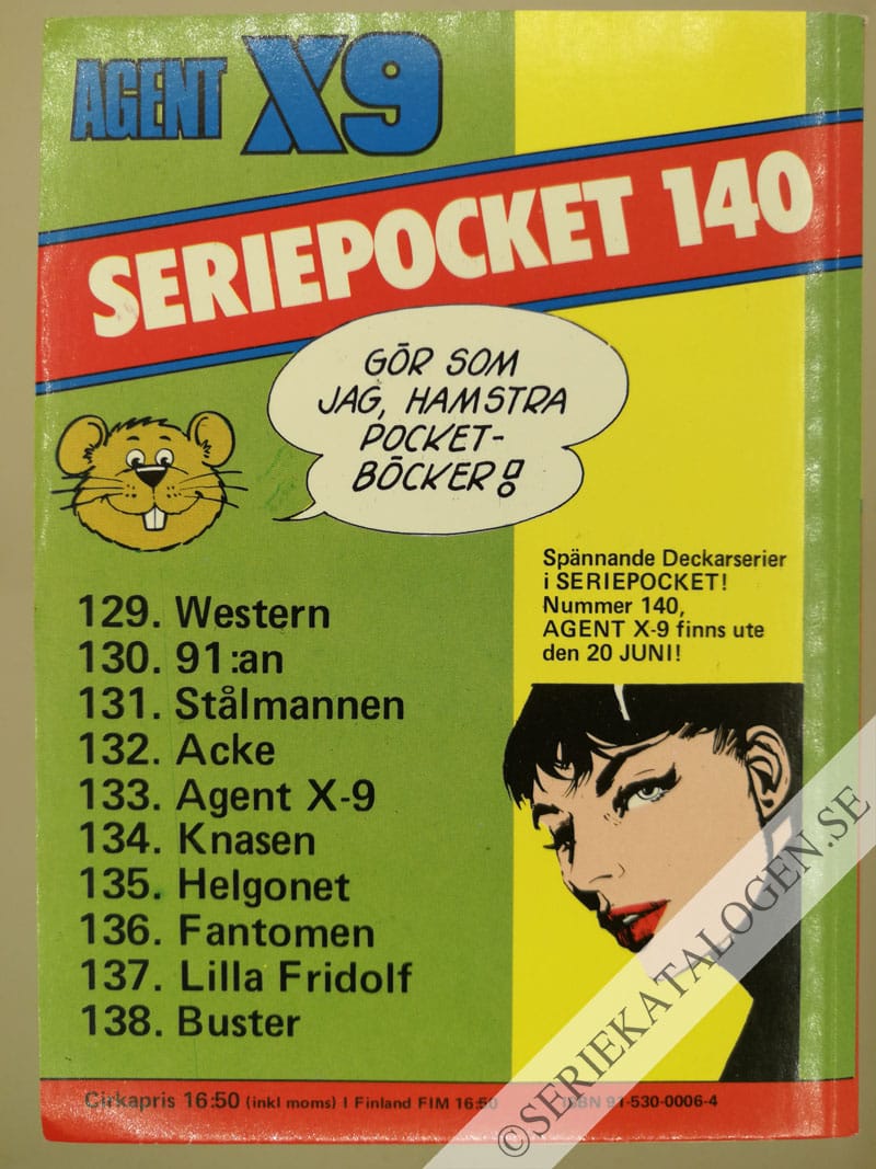 Baksida på Blondie (1984)
