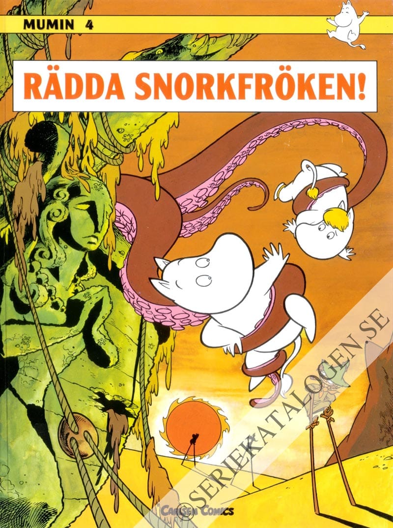 Framsida på Mumin Rädda Snorkfröken! (1995)