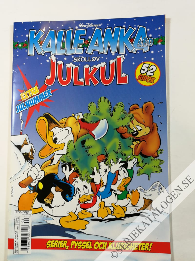Framsida på Kalle Anka & C:o - Skollov Julkul (2015)