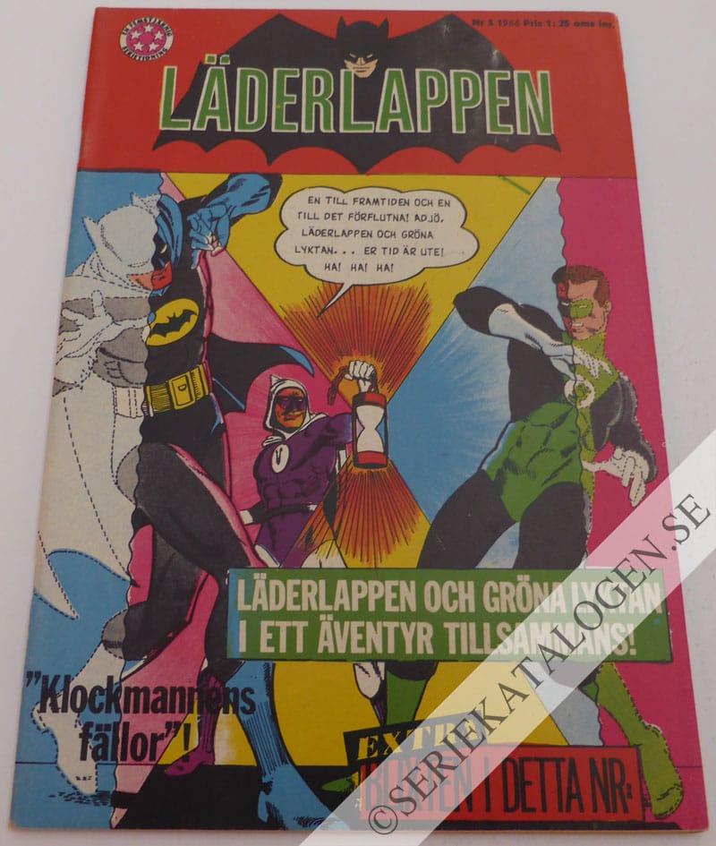 Framsida på Läderlappen och Robin #3 (1966)