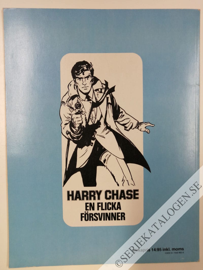 Baksida på Harry Chase - En flicka försvinner (1980)