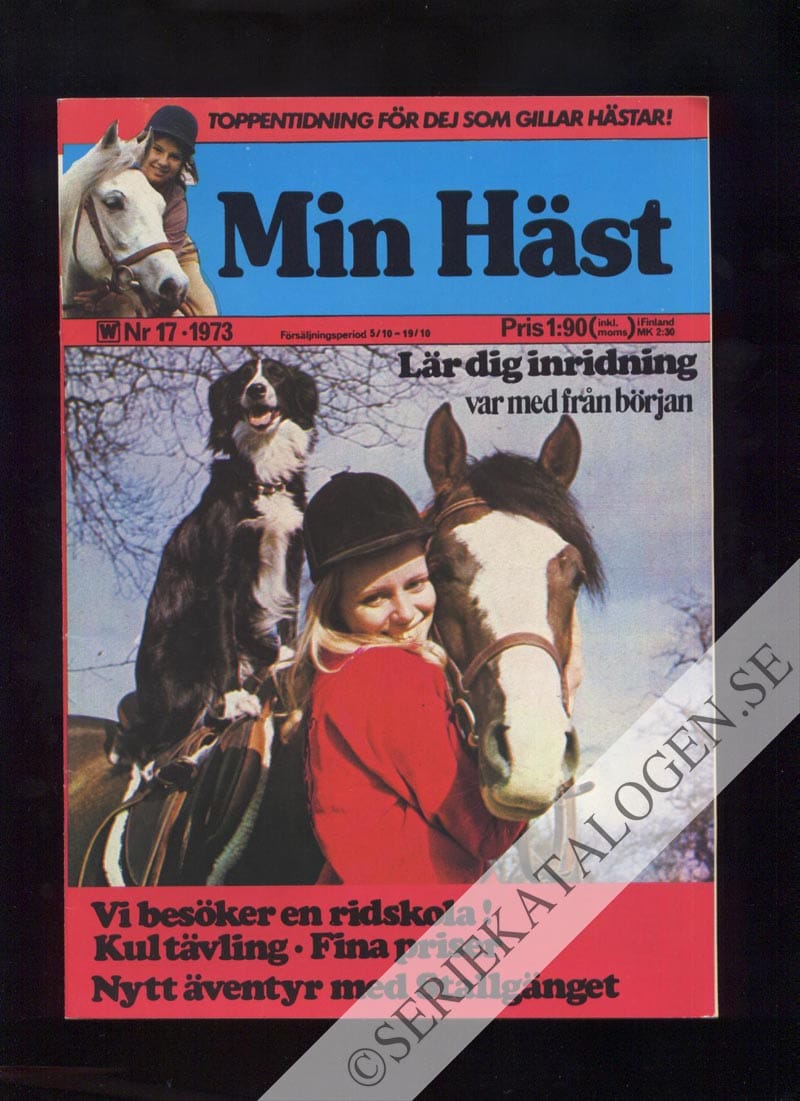 Framsida på Min häst #17 (1973)