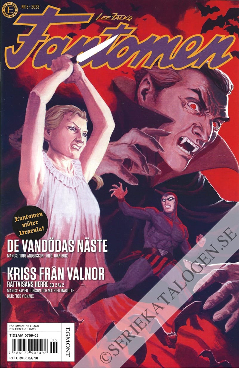 Framsida på Fantomen #5 (2023)
