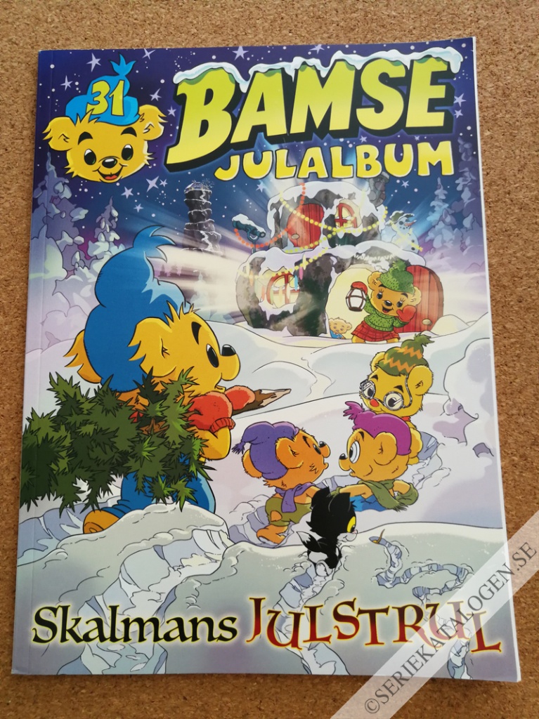 Framsida på Bamses julalbum #31 (2021)