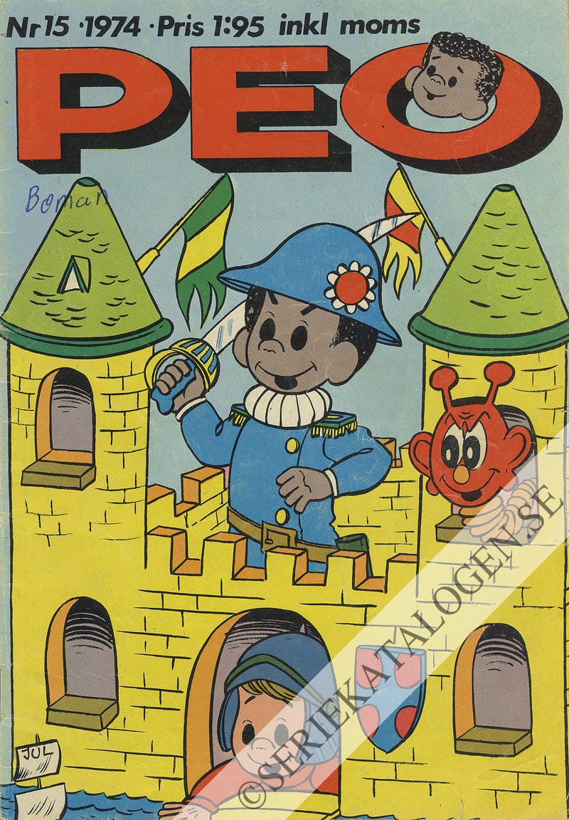 Framsida på Peo #15 (1974)