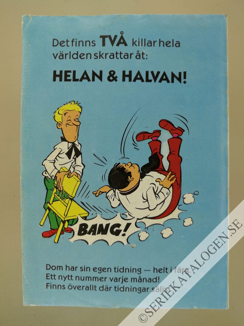 Baksida på Slåss till sista man (1982)
