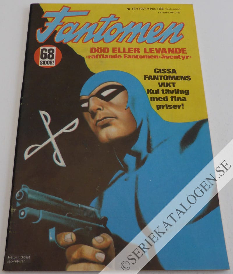 Framsida på Fantomen #18 (1971)