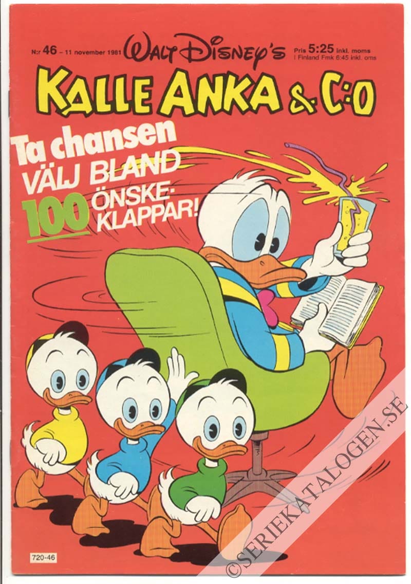 Framsida på Kalle Anka & C:o #46 (1981)