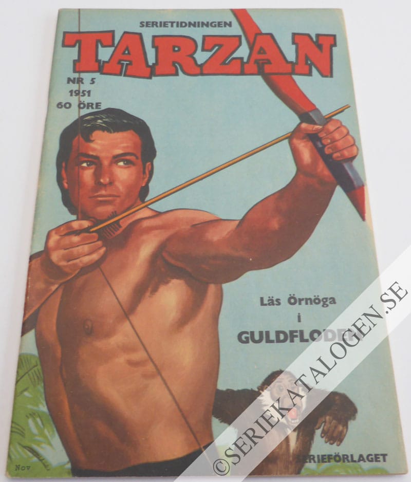 Framsida på Tarzan #5 (1951)