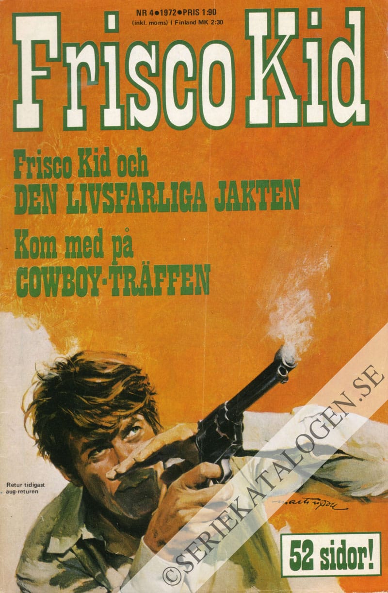 Framsida på Frisco Kid #4 (1972)
