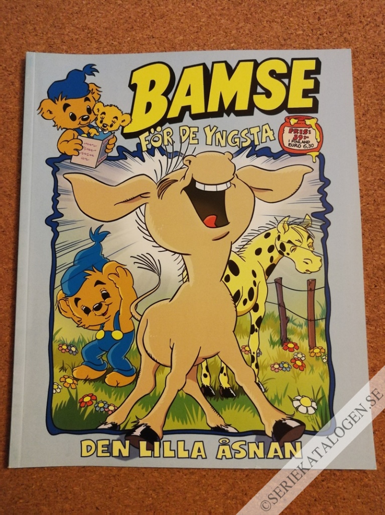 Framsida på Bamse för de yngsta Den lilla åsnan (2020)