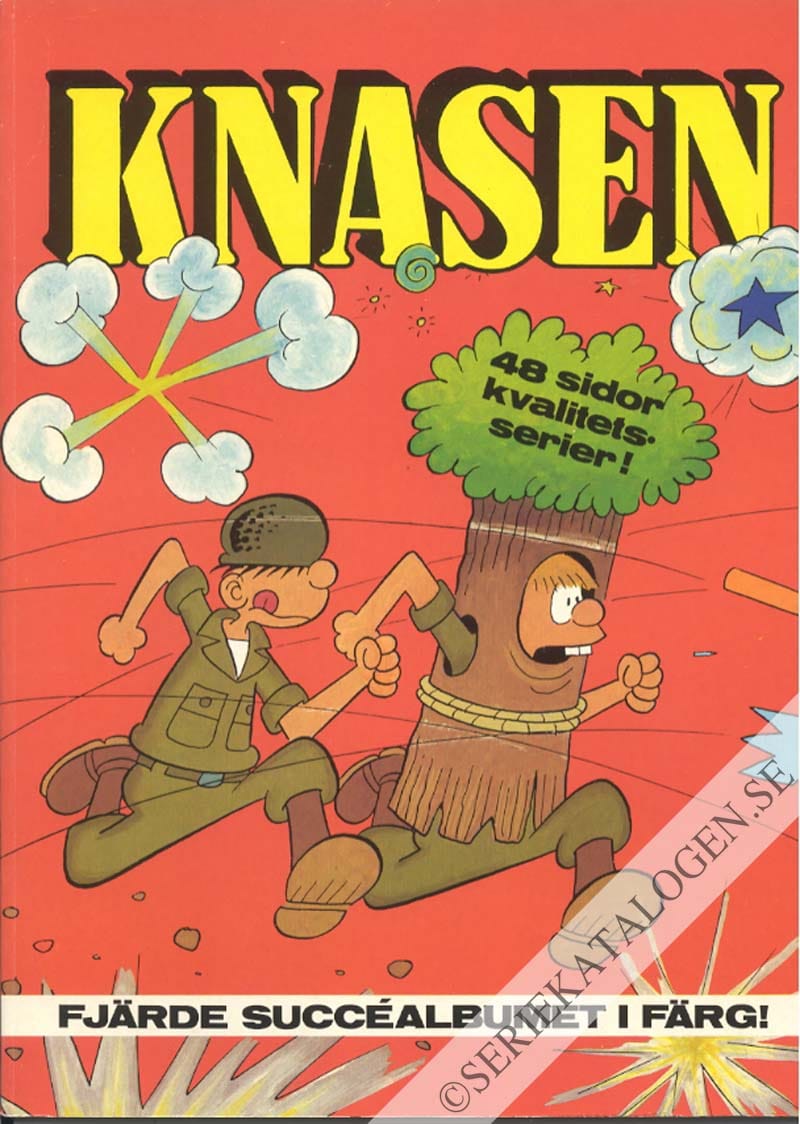 Framsida på Knasen Fjärde succéalbumet i färg (1981)