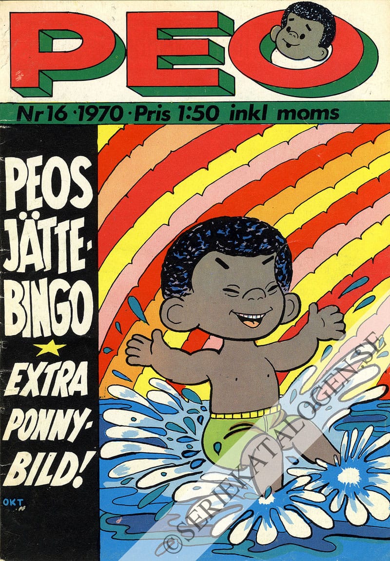 Framsida på Peo #16 (1970)