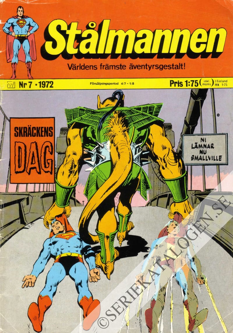 Framsida på Stålmannen #7 (1972)