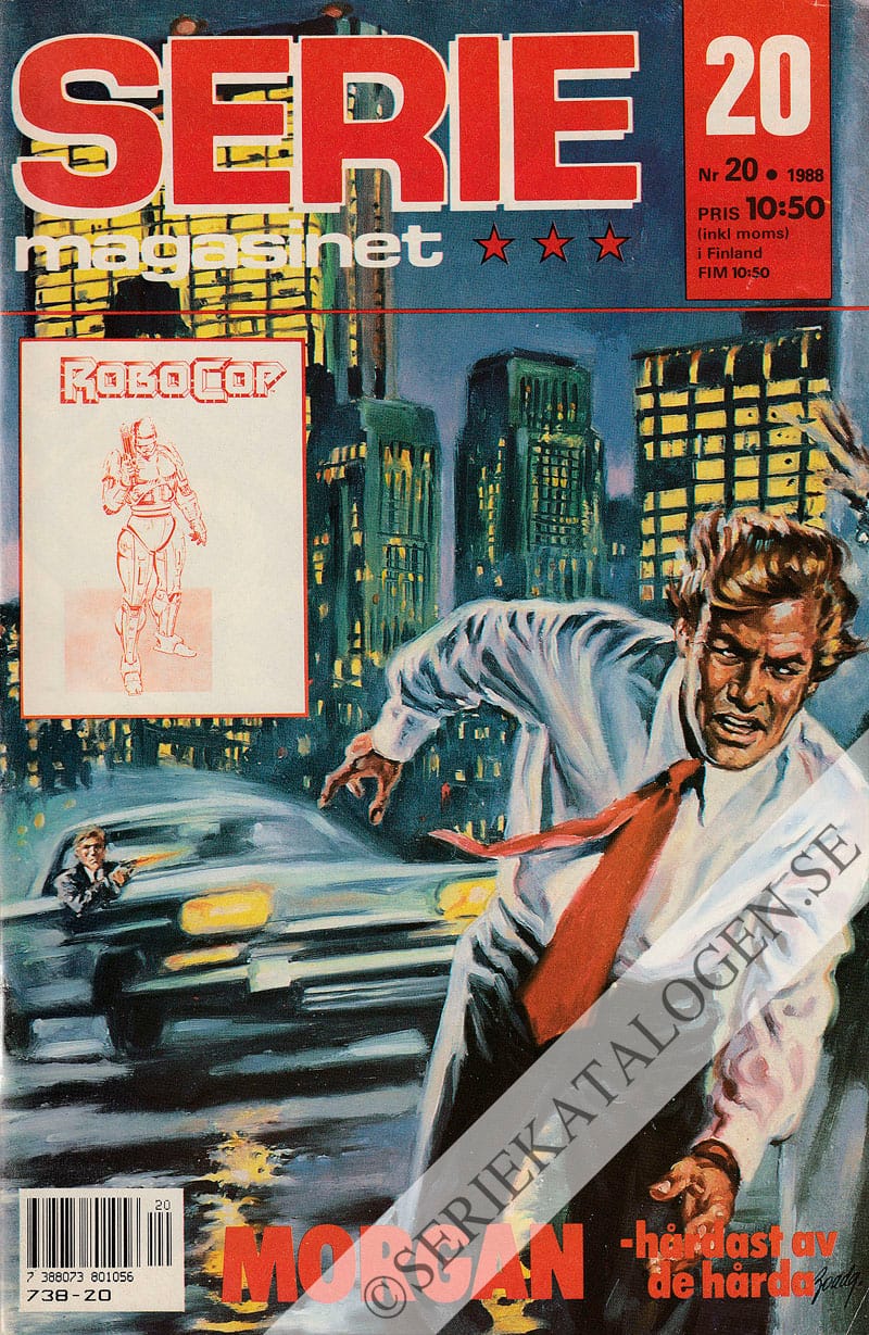 Framsida på Seriemagasinet #20 (1988)