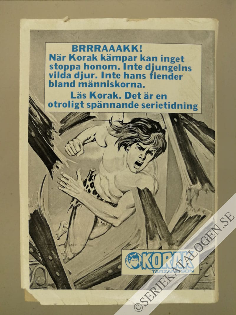 Baksida på Hjältar utan namn (1976)