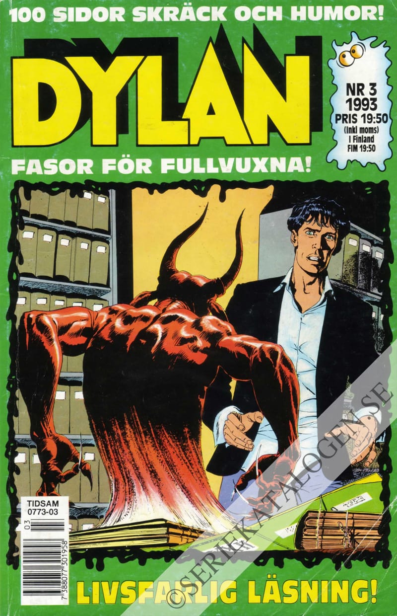 Framsida på Dylan #3 (1993)