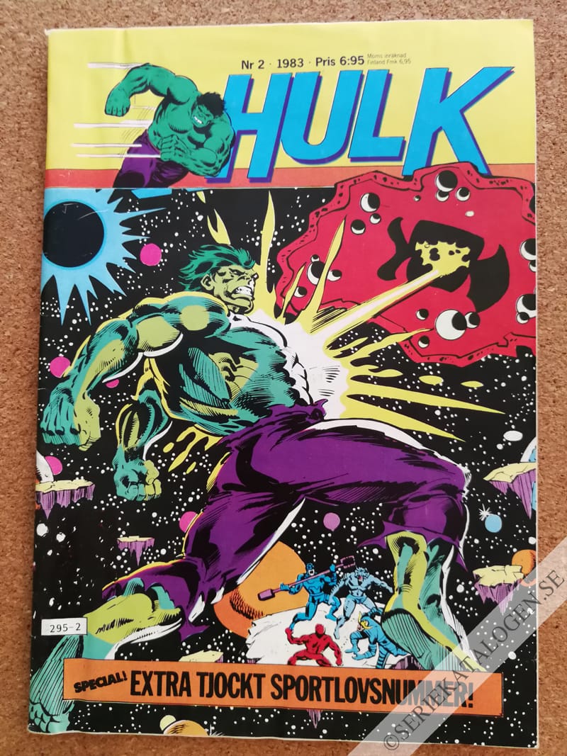 Framsida på Hulk #2 (1983)