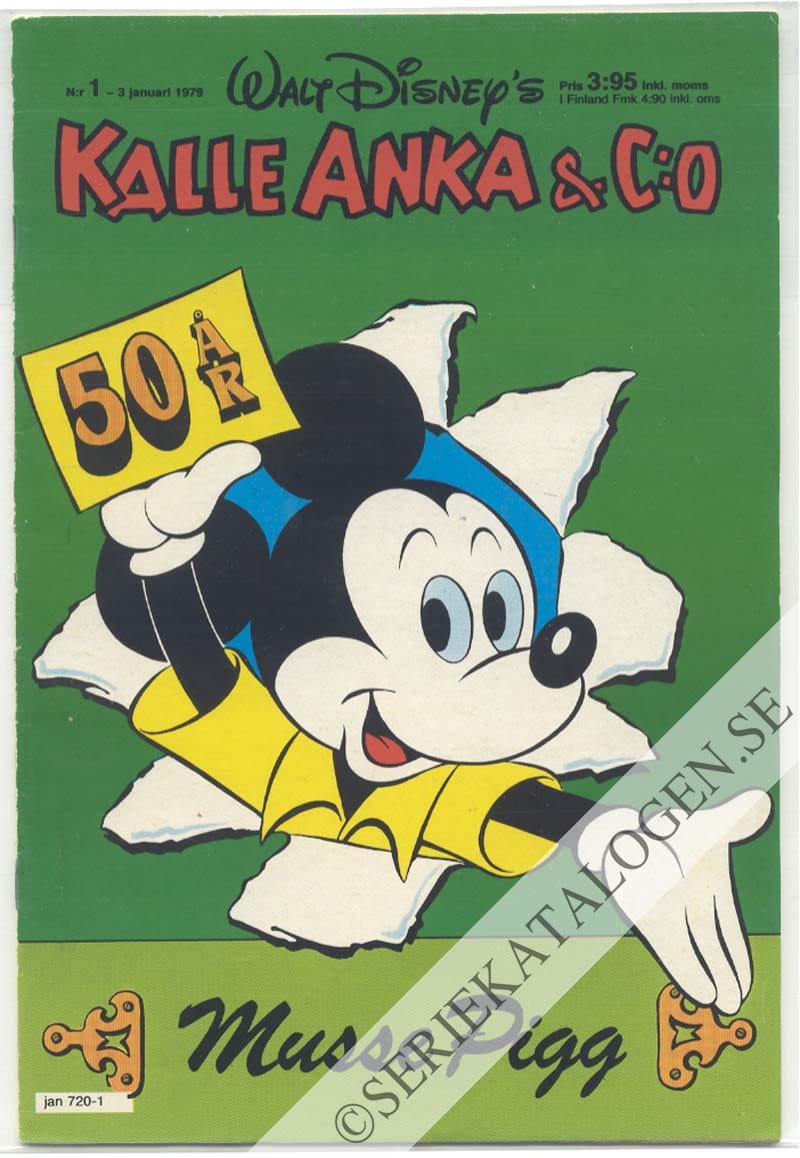 Framsida på Kalle Anka & C:o #1 (1979)