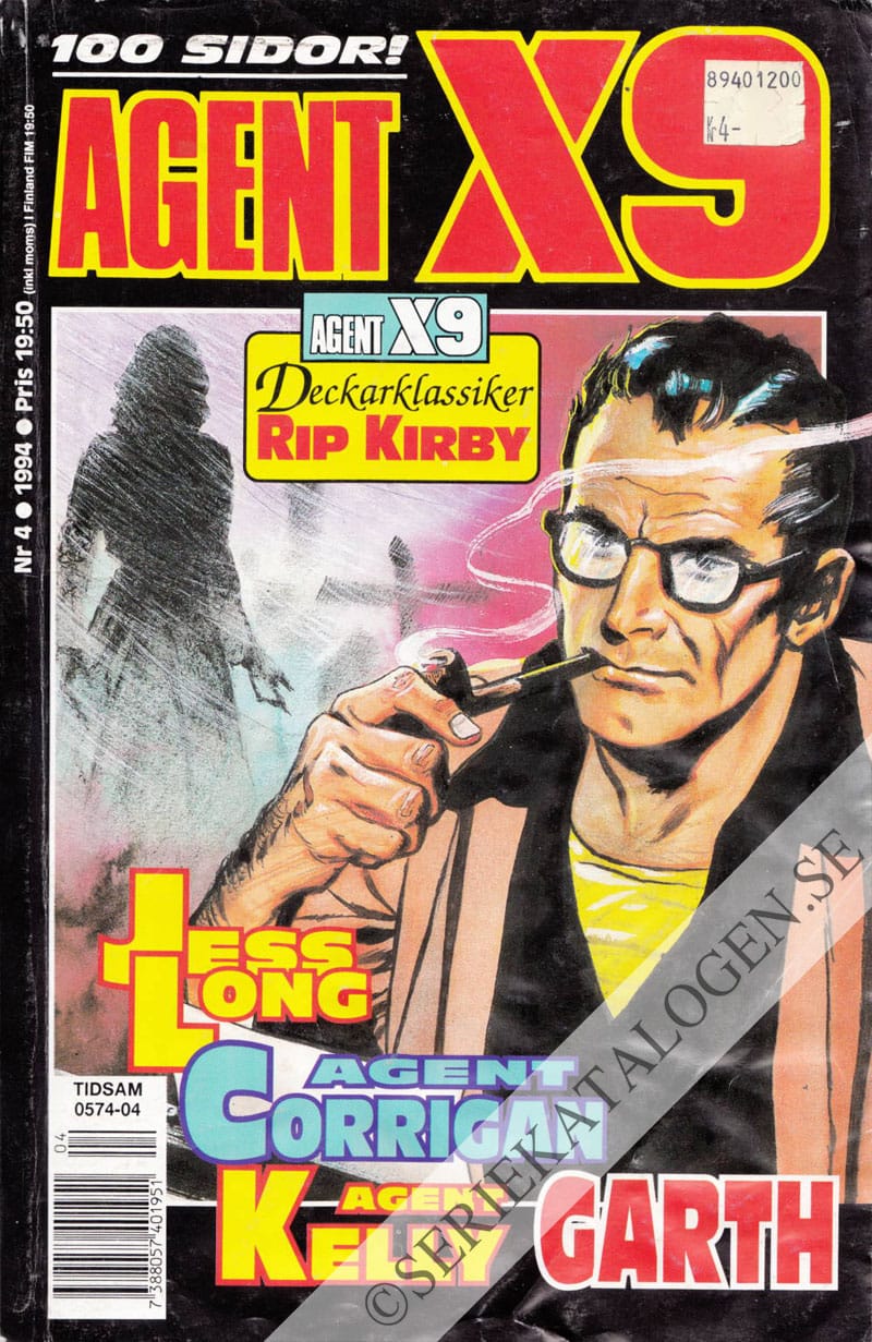 Framsida på Agent X9 #4 (1994)