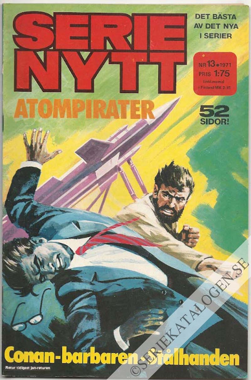 Framsida på Serie-Nytt #13 (1971)
