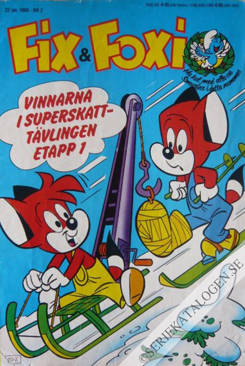 Framsida på Fix och Foxi #2 (1980)