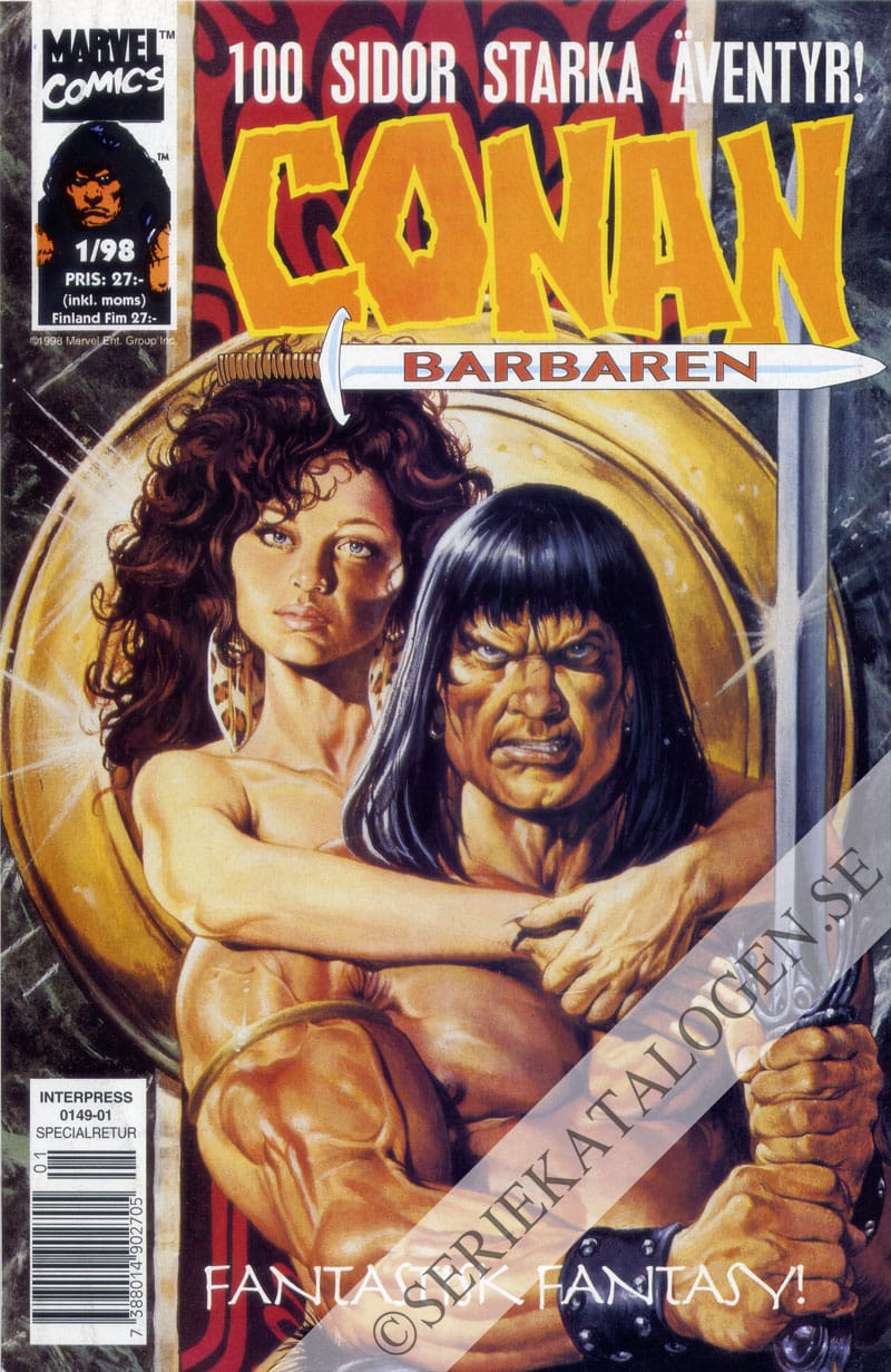 Framsida på Conan barbaren #1 (1998)