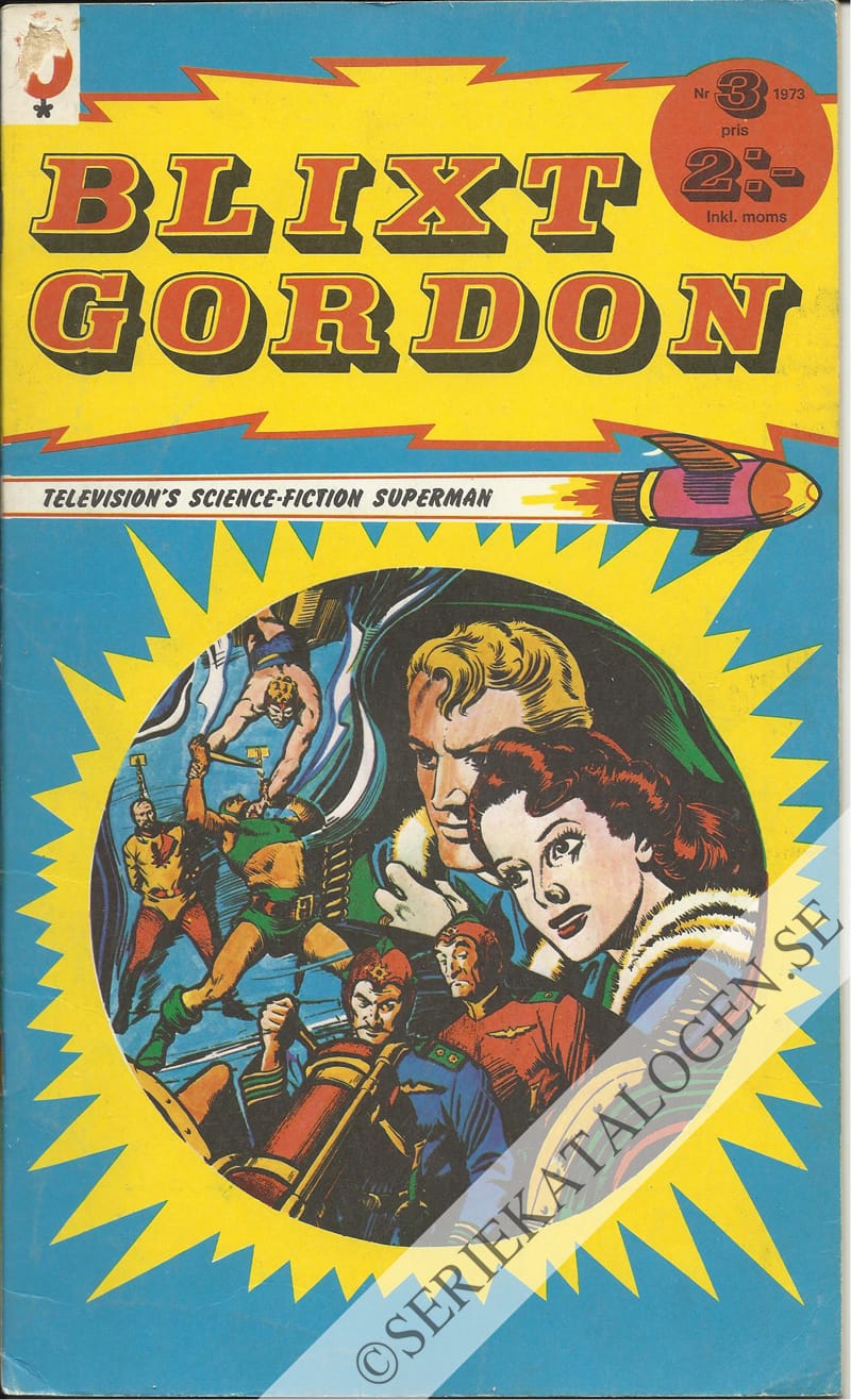 Framsida på Blixt Gordon #3 (1973)