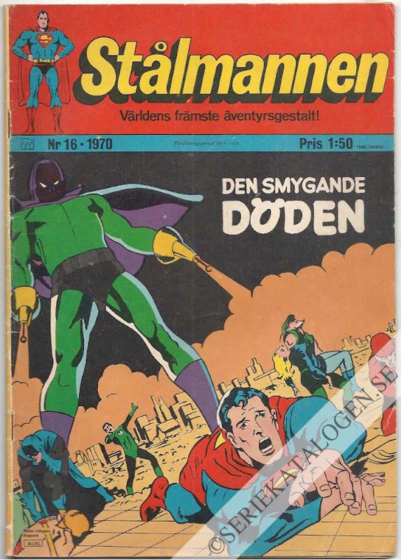 Framsida på Stålmannen #16 (1970)