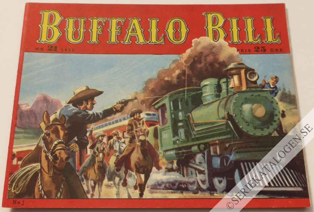 Framsida på Buffalo Bill #21 (1953)