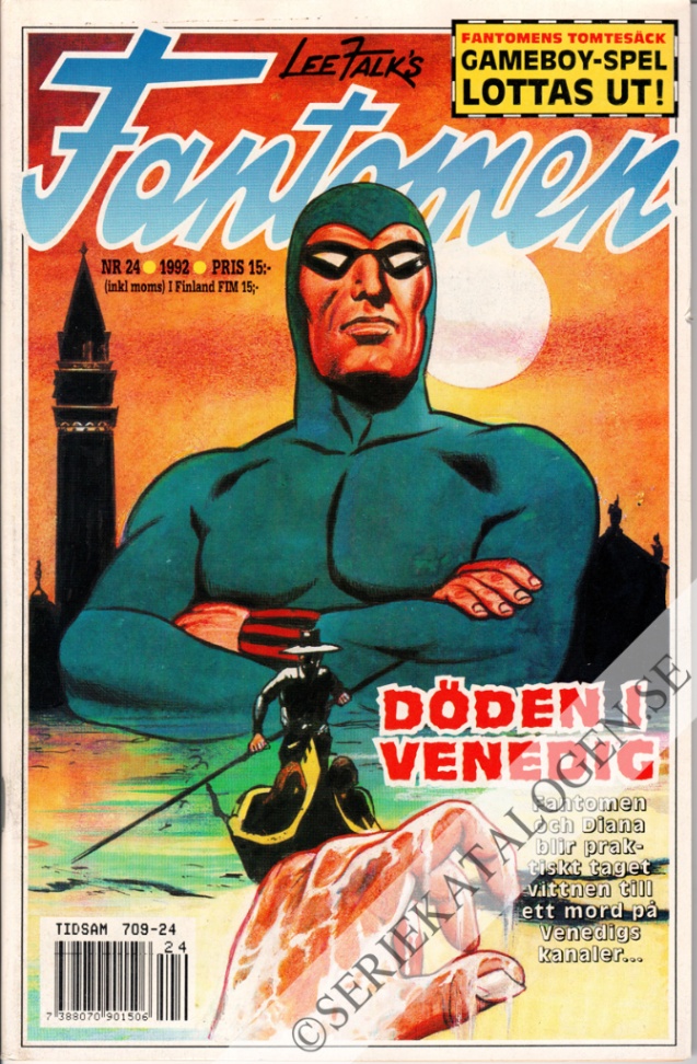 Framsida på Fantomen #24 (1992)