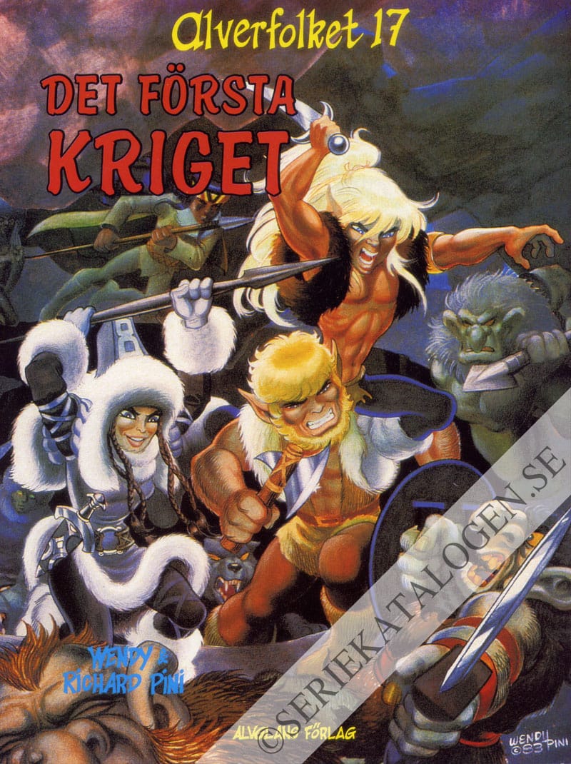 Framsida på Alverfolket Det första kriget (1997)