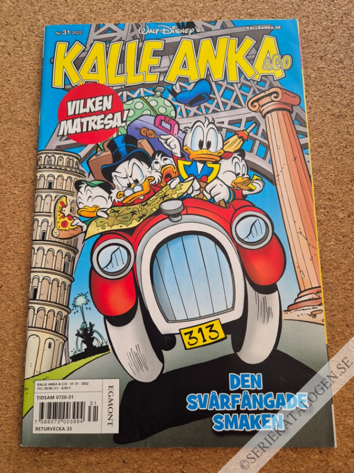 Framsida på Kalle Anka & C:o #31 (2022)