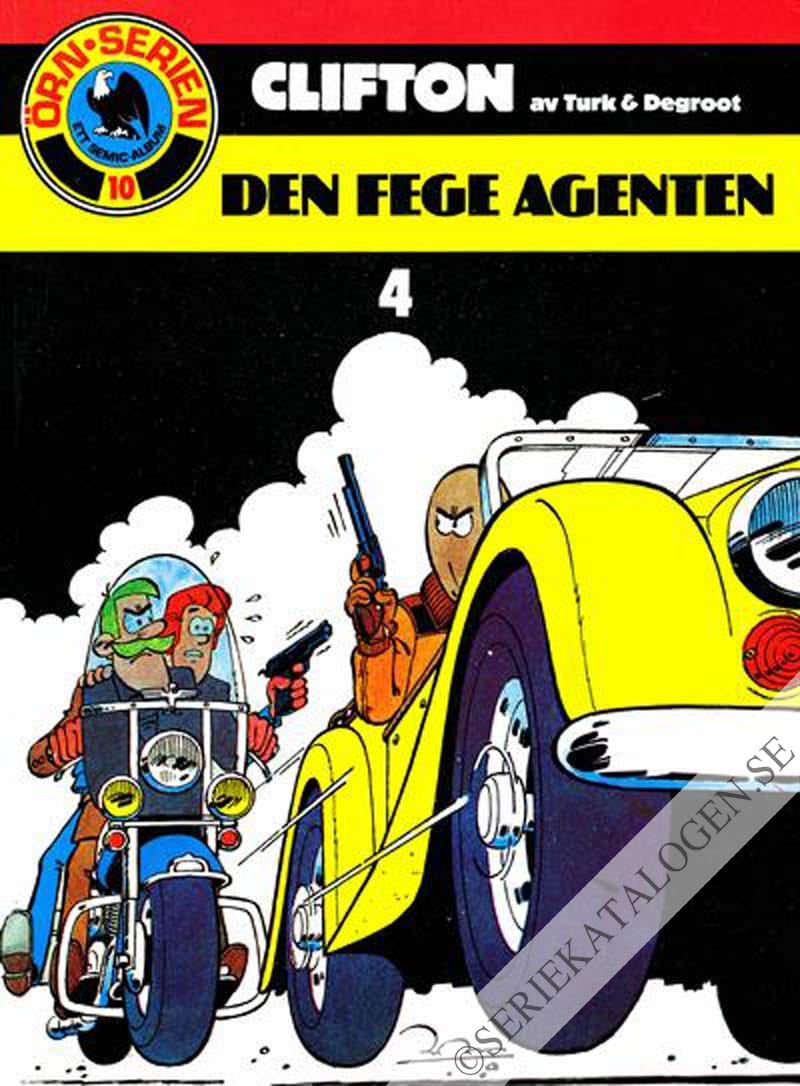 Framsida på Örnserien Clifton - Den fege agenten (1983)
