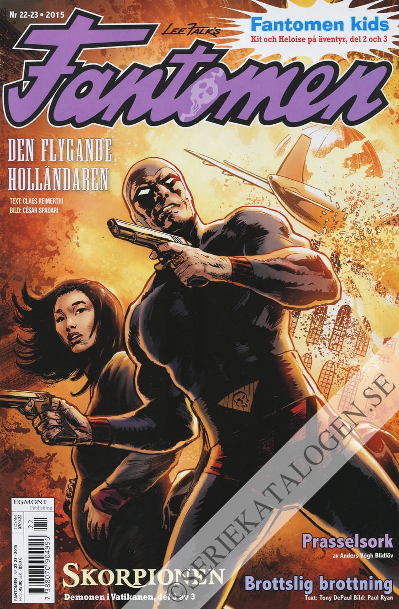 Framsida på Fantomen #22-23 (2015)