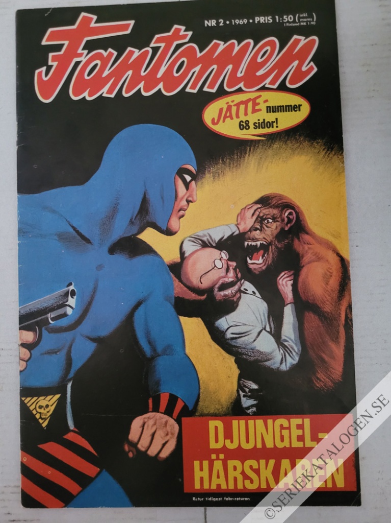 Framsida på Fantomen #2 (1969)