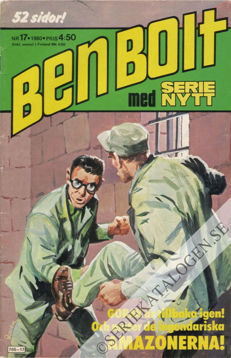 Framsida på Serie-Nytt #17 (1980)