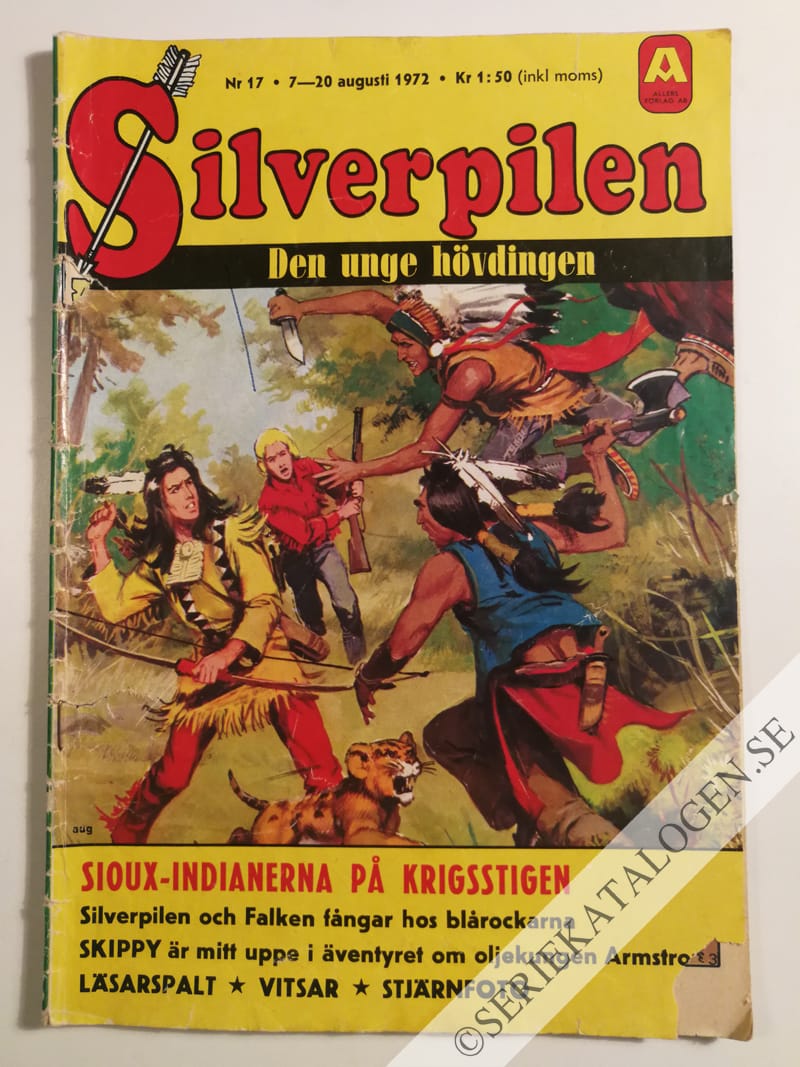 Framsida på Silverpilen #17 (1972)