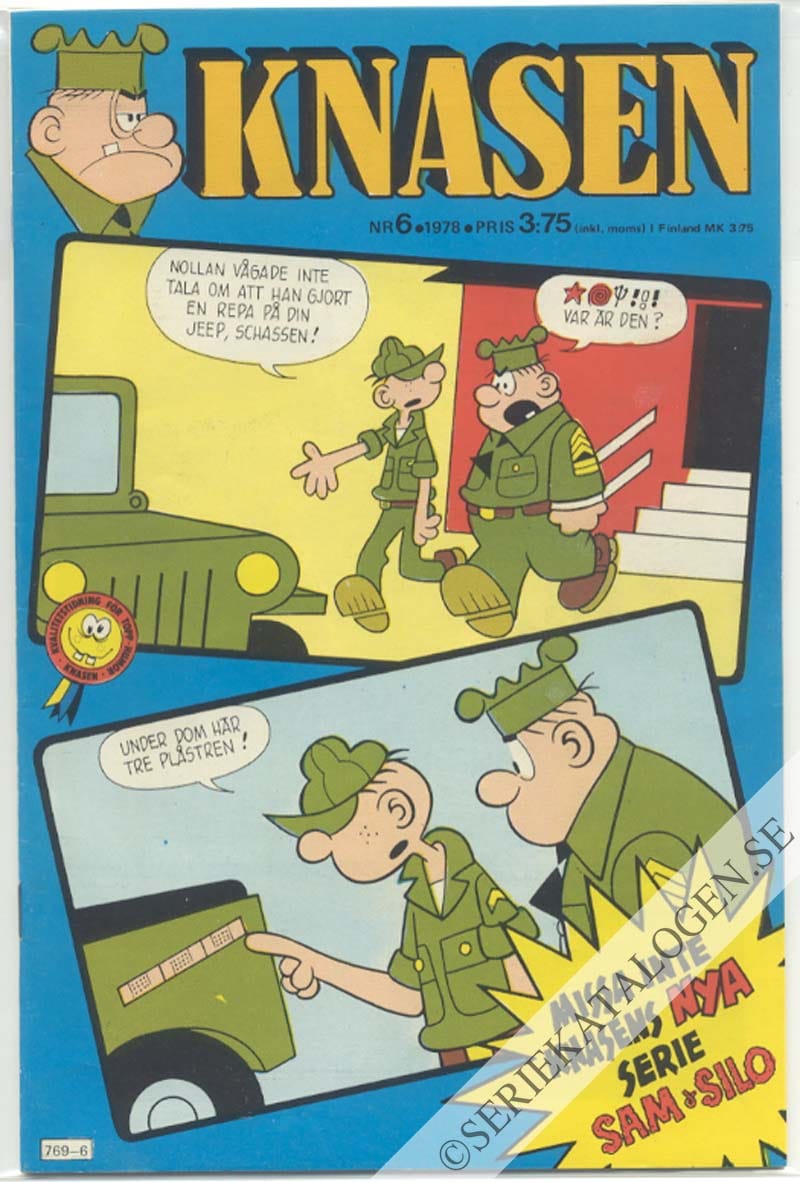 Framsida på Knasen #6 (1978)