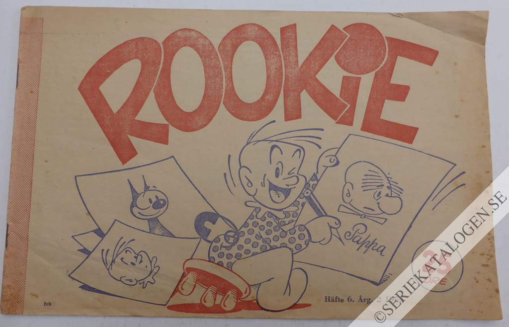 Framsida på Rookie #6 (1954)
