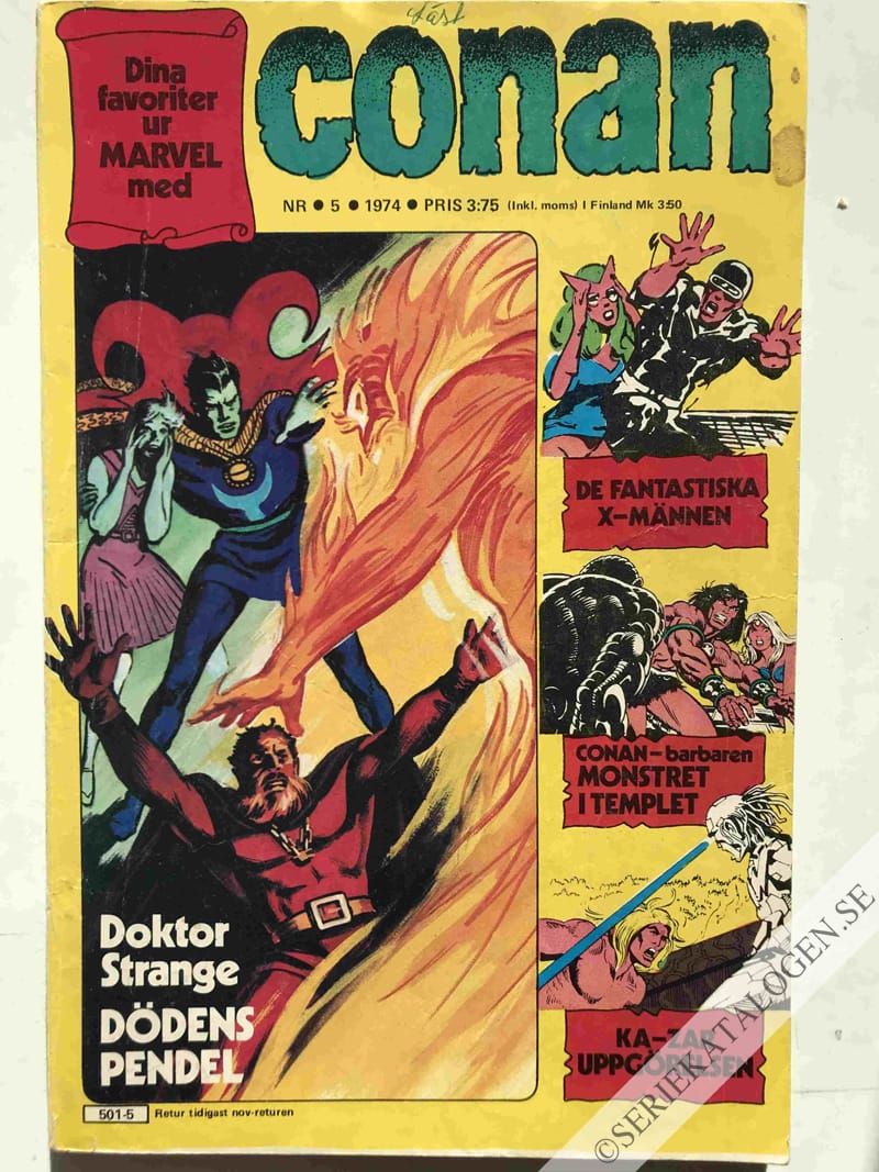 Framsida på Conan #5 (1974)