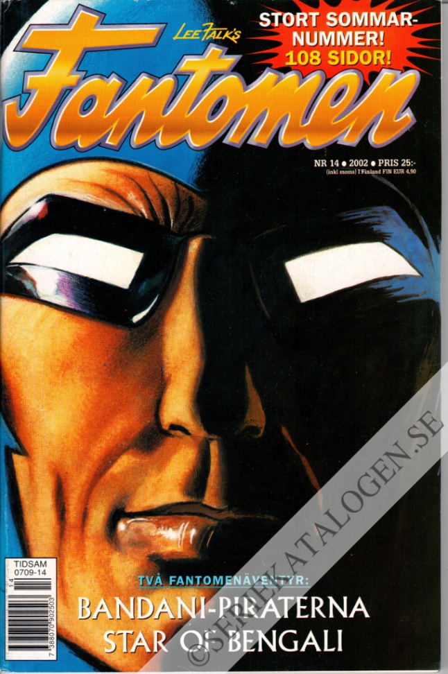 Framsida på Fantomen #14 (2002)